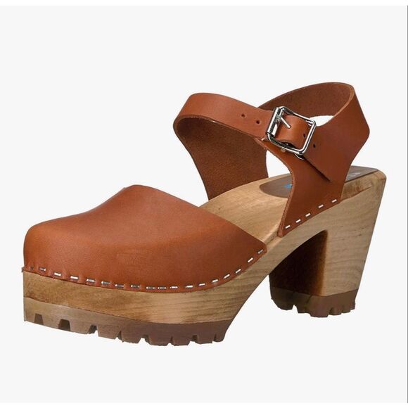 MIA Swedish ABBA Platform Clogs Size 6-6.5